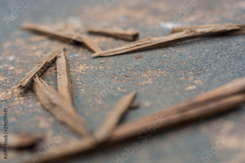 nails on wood