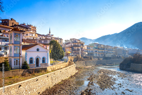 Fototapeta Naklejka Na Ścianę i Meble -  Pomakochoria are villages were are living Pomaks, a muslim minority on Rhodope mountain, Thrace, Greece 