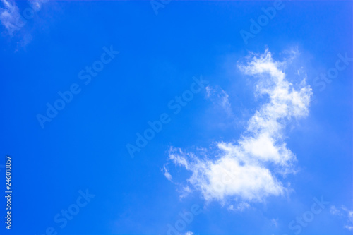 blue sky with clouds
