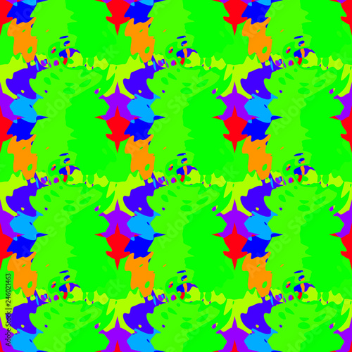 Seamless background pattern with multi-colored colored spots. © Veta
