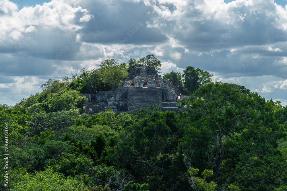 mexico calakmul mayan ruins maya