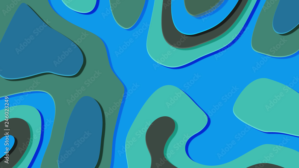 Naklejka premium Background in paper style. Abstract colorful background.