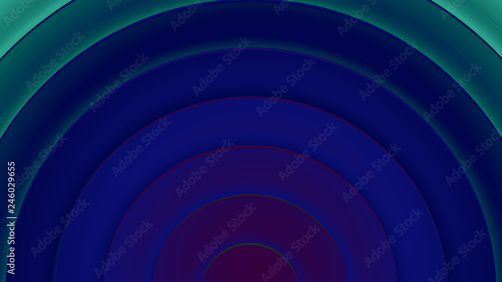 Obraz premium Background with circles in a paper style. With a variety of colors.