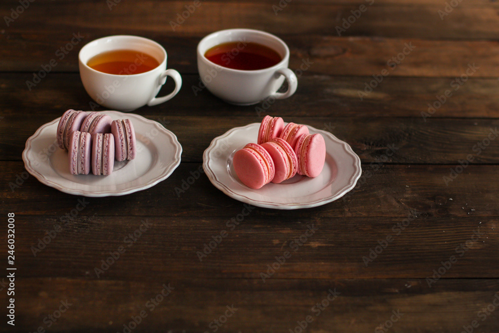 macaron or macaroons cookie, tasty dessert. food background macaron or macaroons cookie, tasty dessert. food background