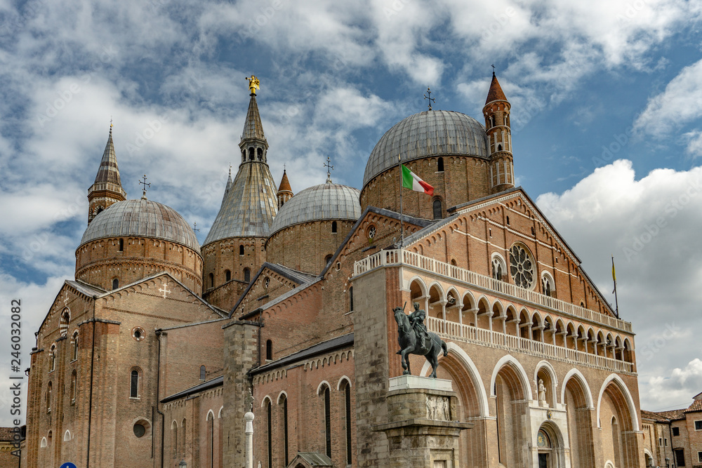 The Basilica of Saint Anthony of Padua (Basilica di sant'Antonio di Padova) in Padua, Veneto, Italy