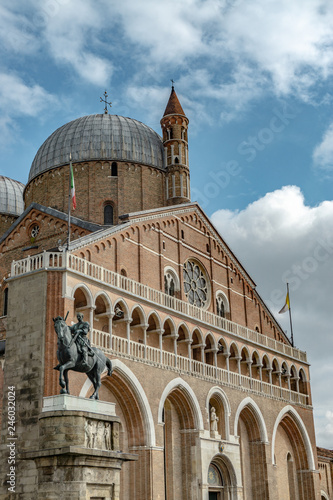 The Basilica of Saint Anthony of Padua (Basilica di sant'Antonio di Padova) in Padua, Veneto, Italy