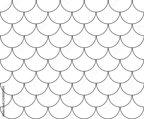 Mermaid scale seamless pattern. Vector illustration for clothes, poster