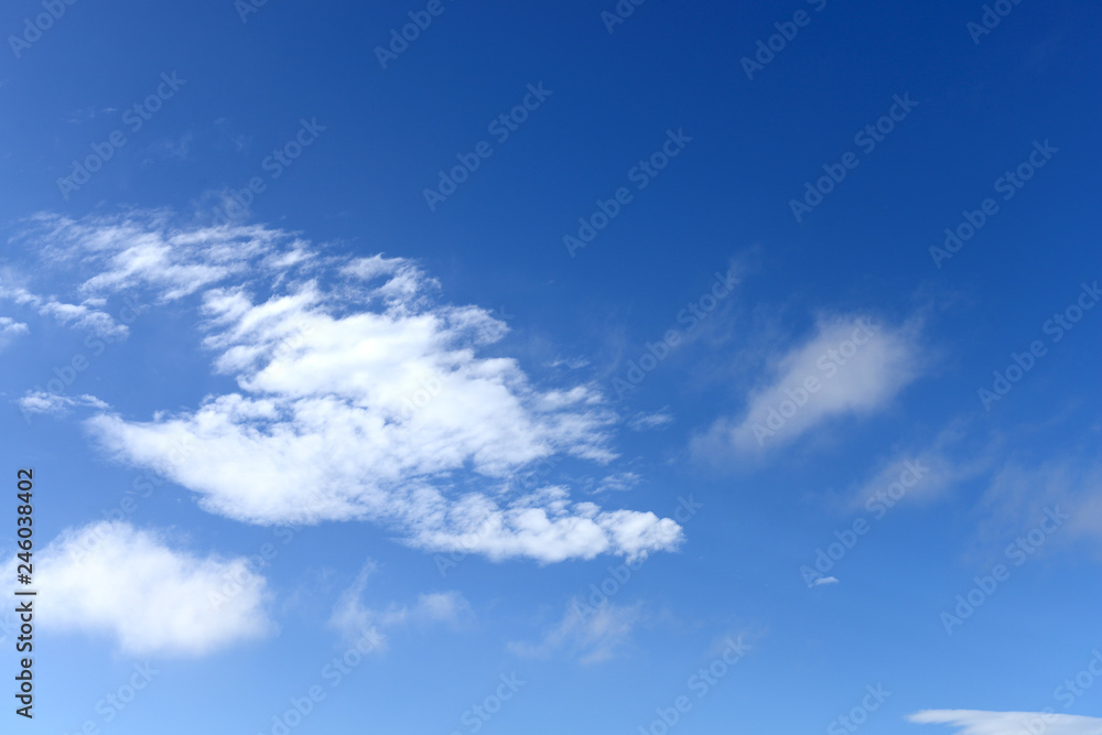 Blue Sky Background With White Clouds Blue Sky Background With White Clouds