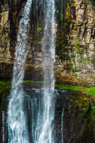 Waterfall Giant. Eastern Abkhazia. Near the town of Tkvarcheli. Akarmara District.