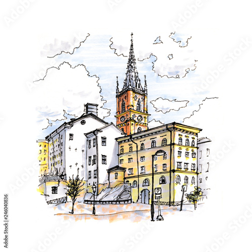 Photography Riddarholmen in Stockholm, Sweden