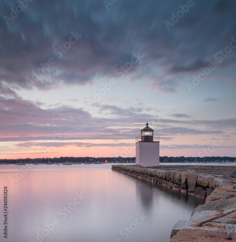 Derby Wharf Lighthouse, Salem, Massachusetts, New England photo