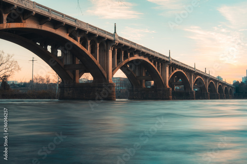 Morning Bridge Over Water