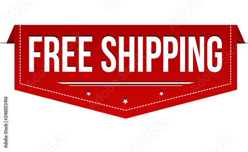 Free shipping banner design