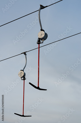 Wallpaper Mural T bar ski drag lift Torontodigital.ca