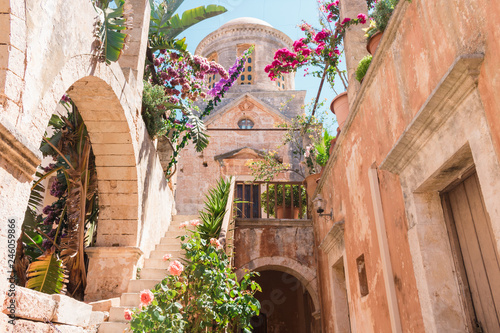 Fototapeta Naklejka Na Ścianę i Meble -  Agia Triada Monastery  in Crete, Greece