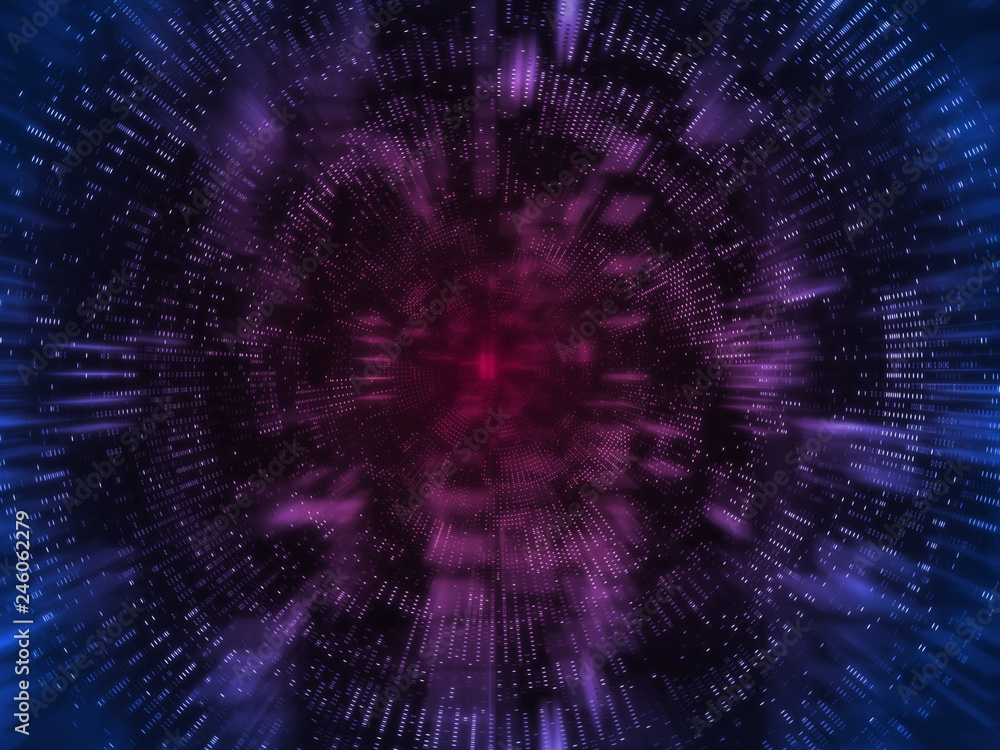 3D Rendering of abstract technology background with glow dots and grid lines. For hi-tech product, crypto currency, artificial intelligence, big data concept 3D Rendering of abstract technology background with glow dots and grid lines. For hi-tech product, crypto currency, artificial intelligence, big data concept
