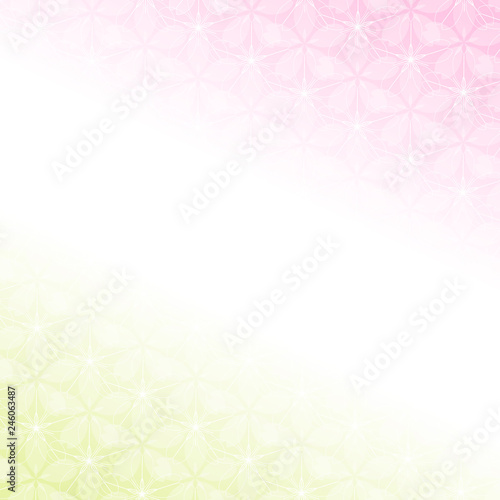 和紙風　桜　模様

