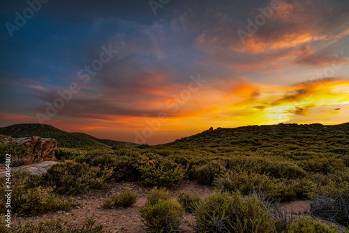 MT LAGUNA SUNSET © CHARLES MORRA