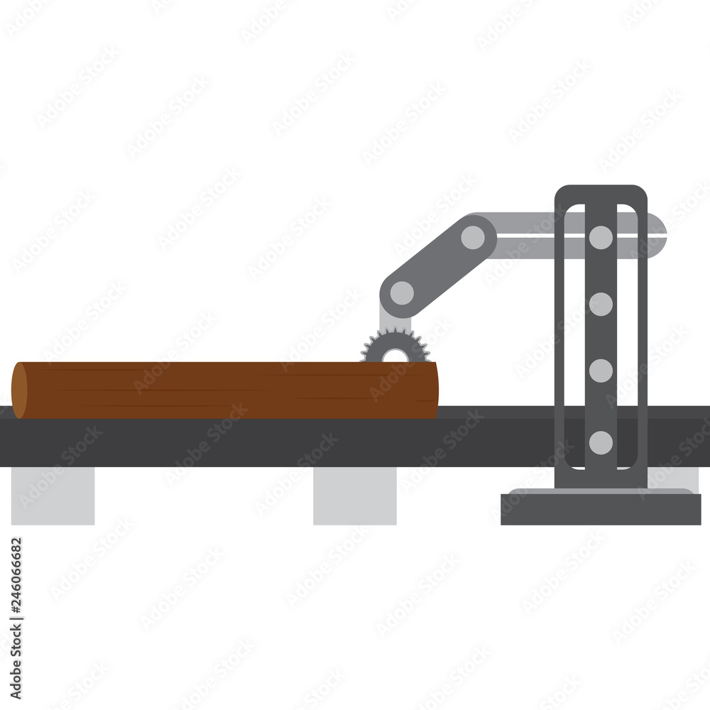 Abstract production line Abstract production line