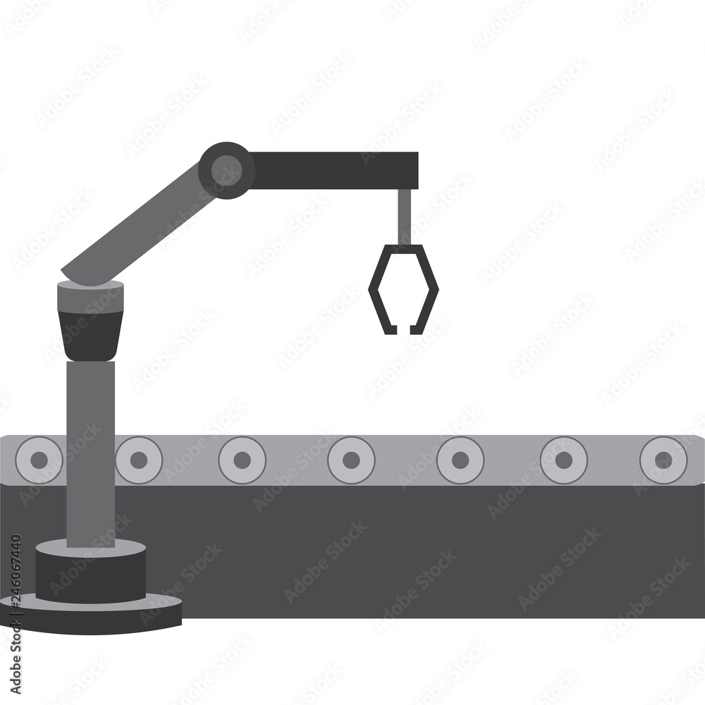 Abstract production line Abstract production line