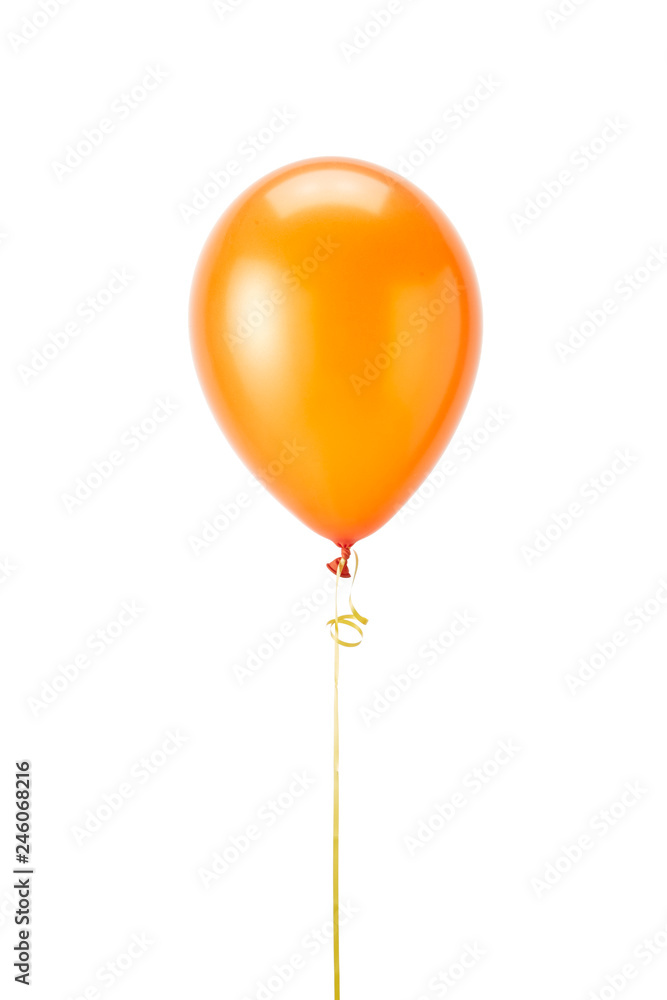 オレンジ色の風船-バック飛ばし-影イキ