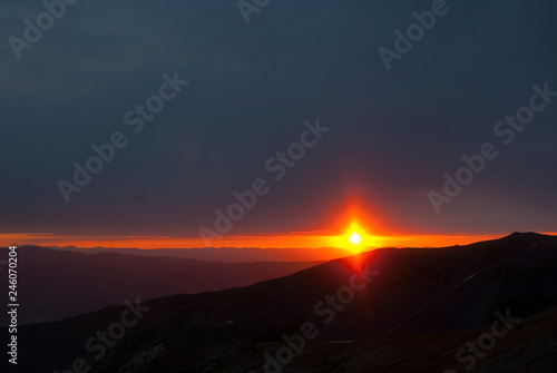 Sunrise at 14,000 feet © Eric M. Berlin 