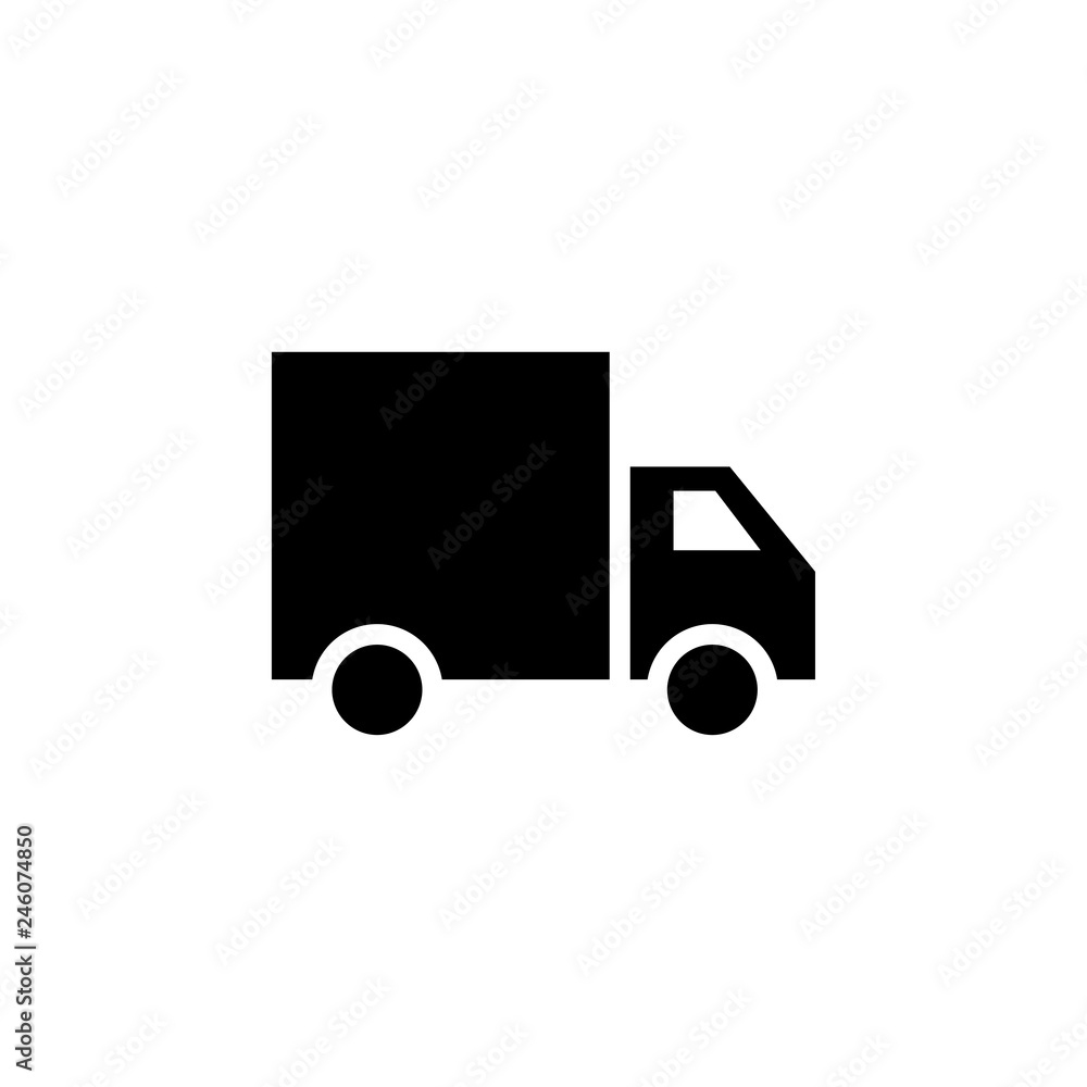 Delivery truck icon graphic design template vector Delivery truck icon graphic design template vector