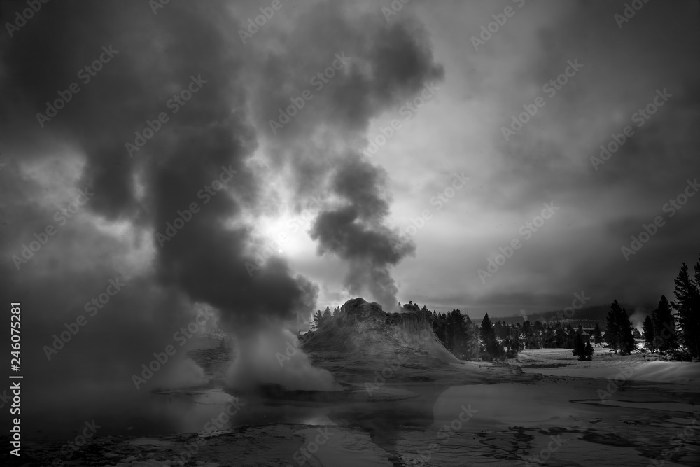 Yellowstone Steaming