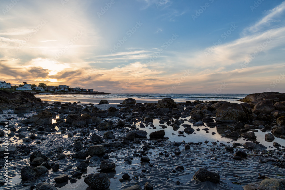 Sunset in the Beach