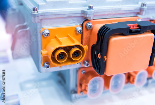 Murais de parede Powerful high-voltage electrical connector,The connector is installed in the mating part of the socket