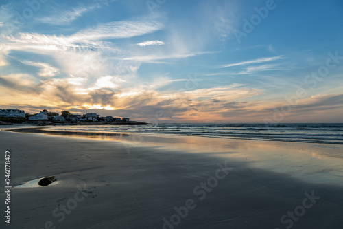 Sunset in the Beach