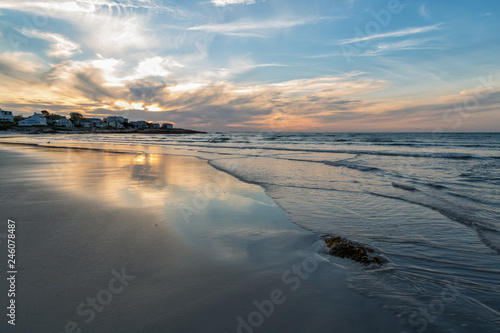 Sunset in the Beach