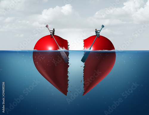 Obraz na płótnie Divorce Separation