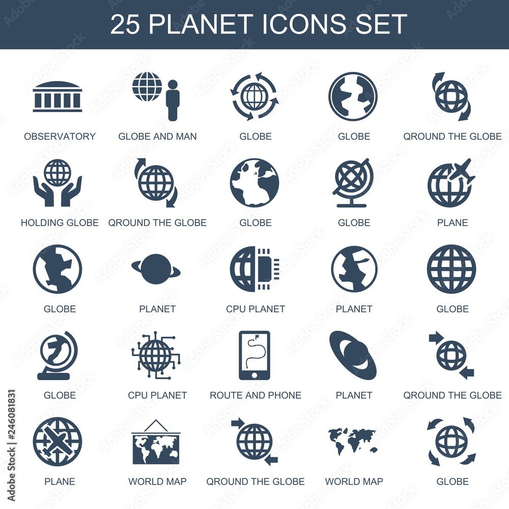 planet icons planet icons