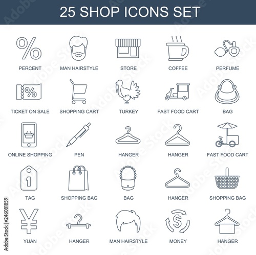 25 shop icons