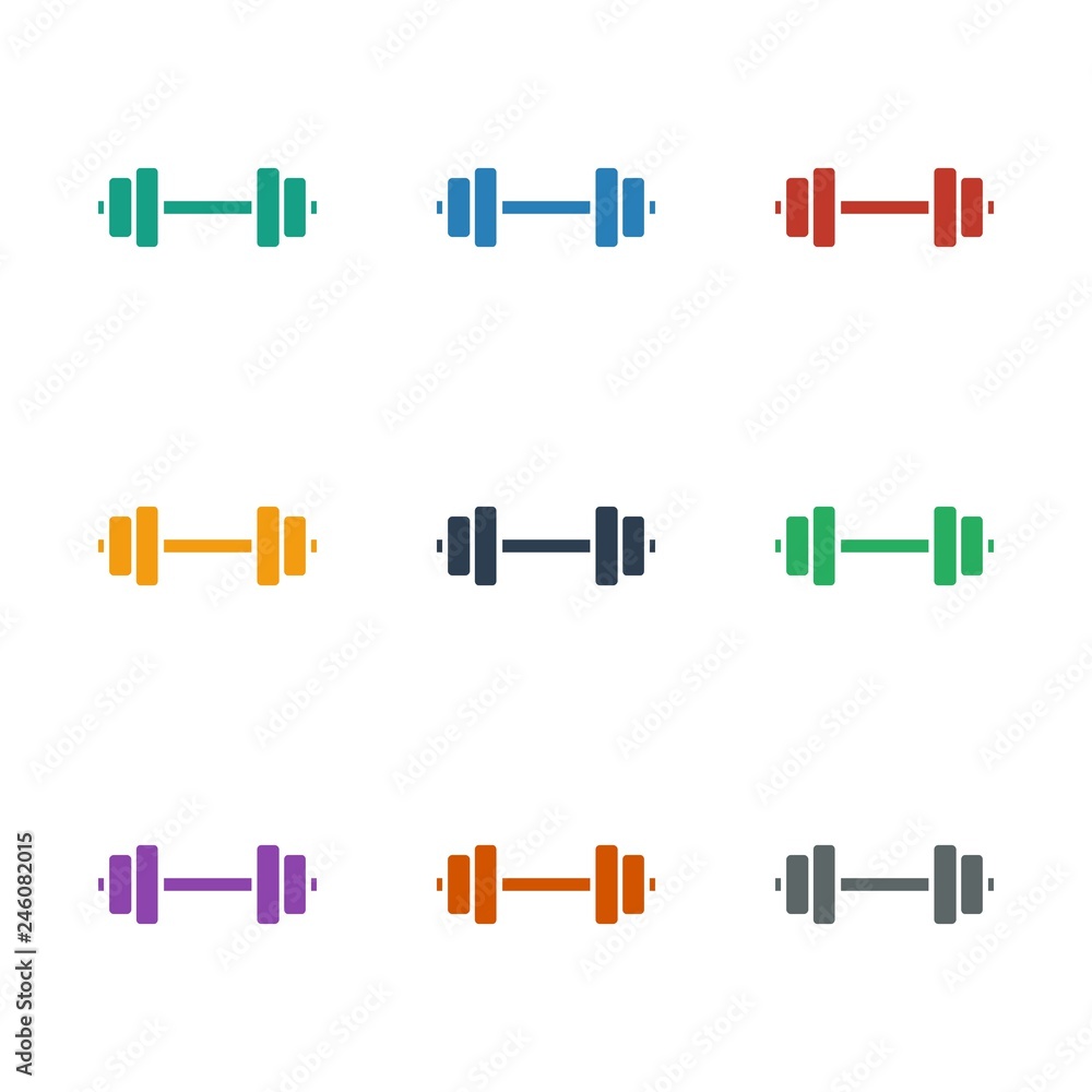 barbell icon white background barbell icon white background