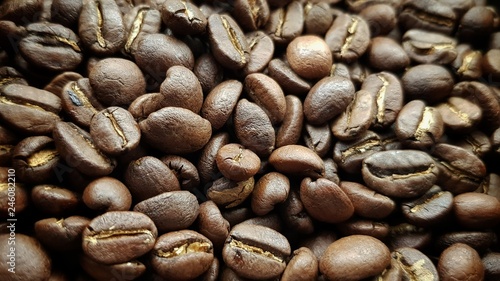 Coffee beans, Fresh roasted coffee beans