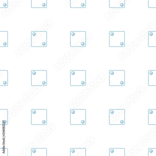 Dice icon pattern seamless white background