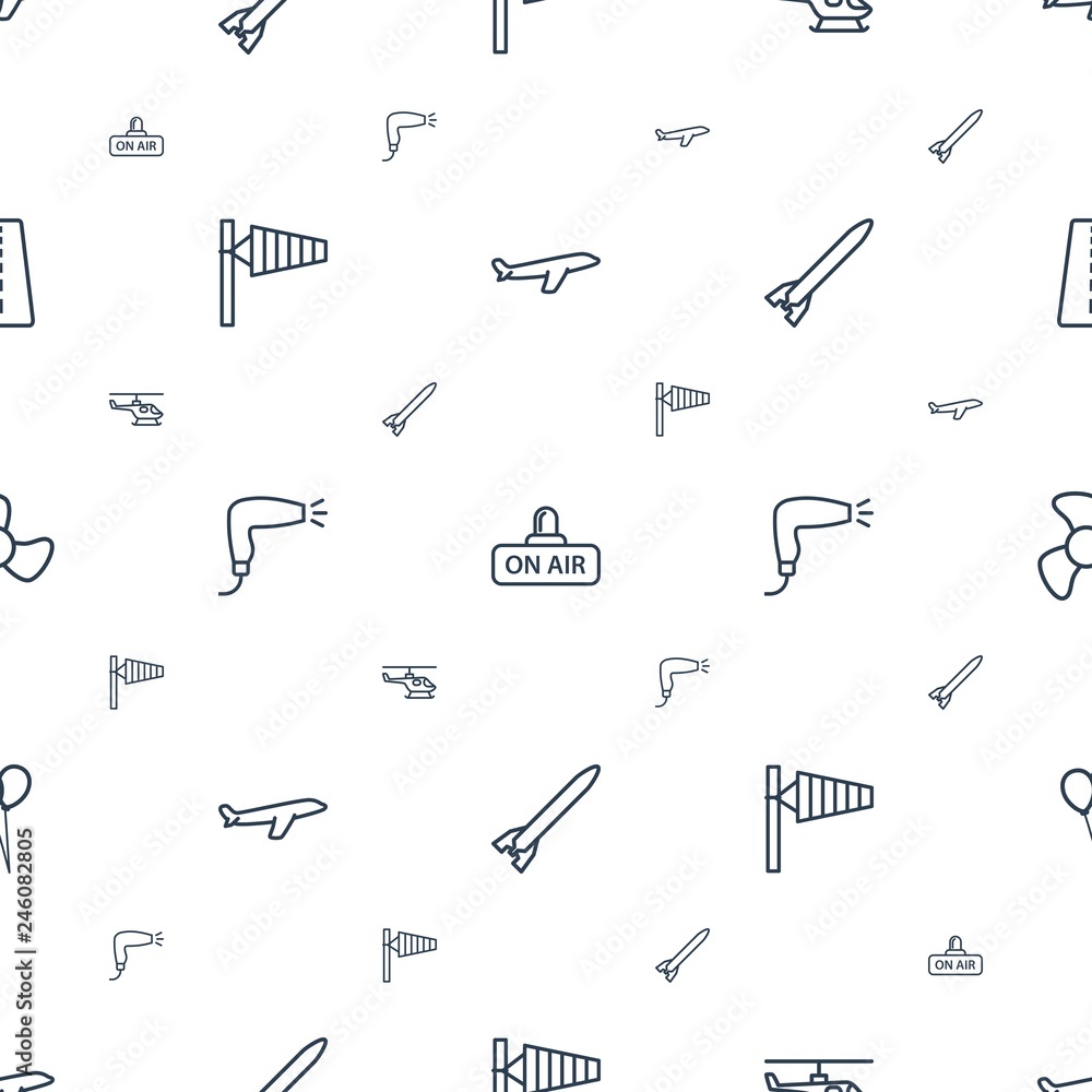 air icons pattern seamless white background air icons pattern seamless white background