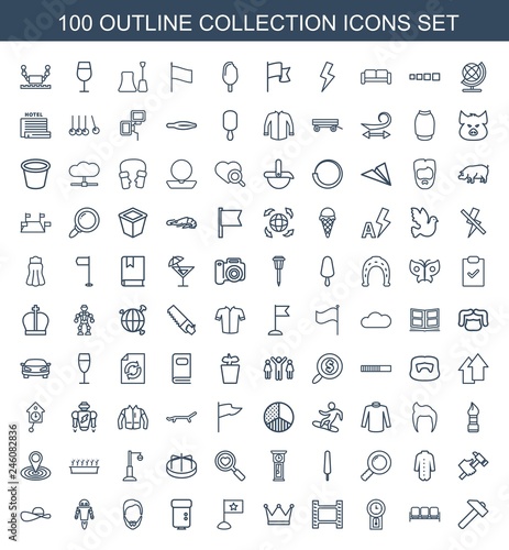 100 collection icons