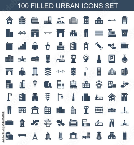 100 urban icons