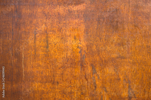 Old orange brown wooden surface. natural texture