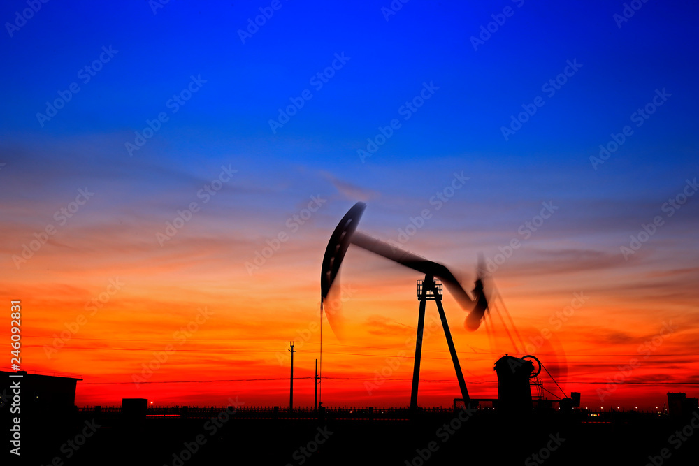The oil pump, industrial equipment The oil pump, industrial equipment