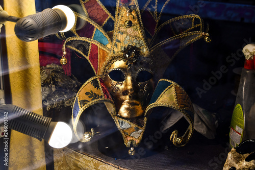 venetian carnival mask on black background, digital photo picture as a background
