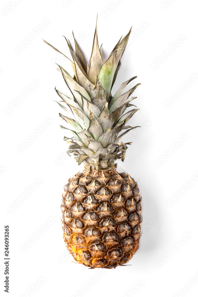 Fototapeta premium Pineapple isolated on white background.