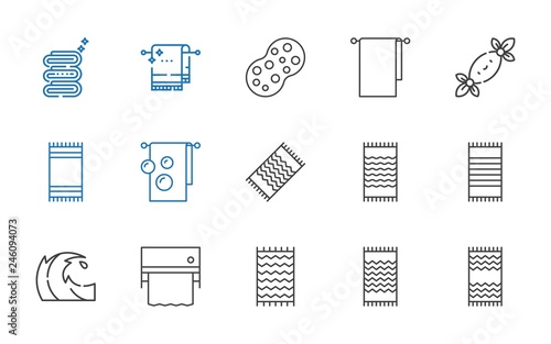 wet icons set