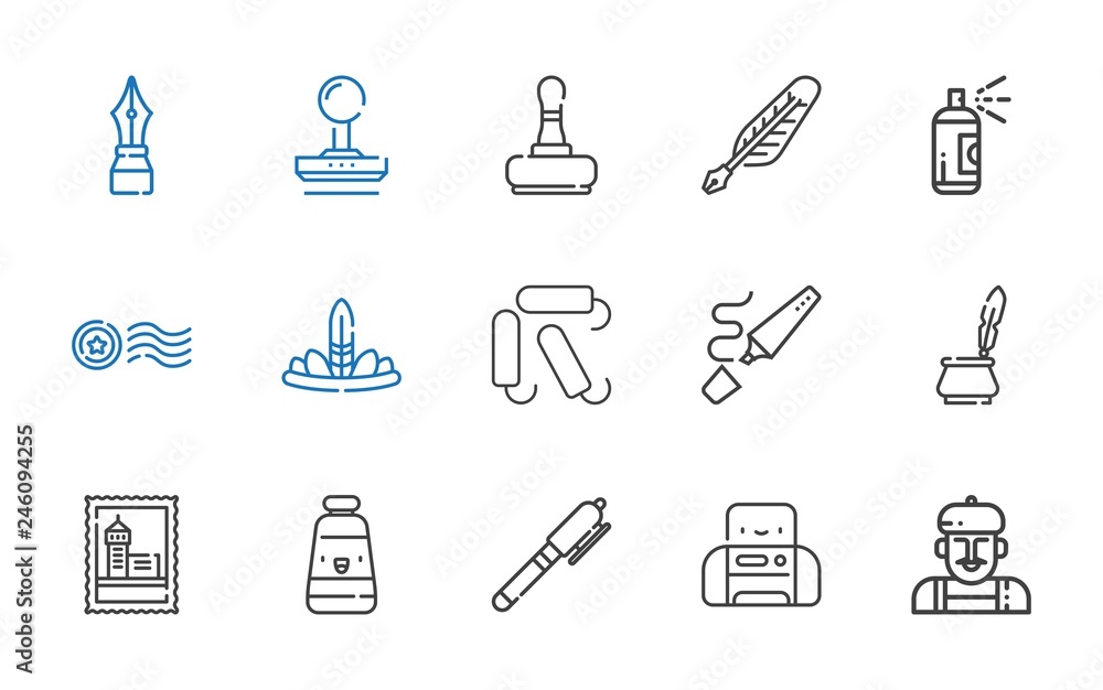 ink icons set ink icons set