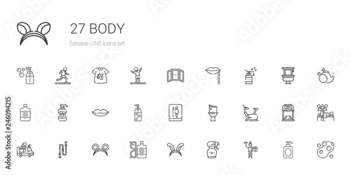 body icons set