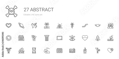 abstract icons set