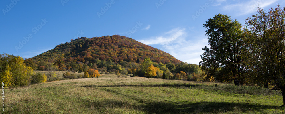 Obraz premium Herbstlandschaft - Panorama